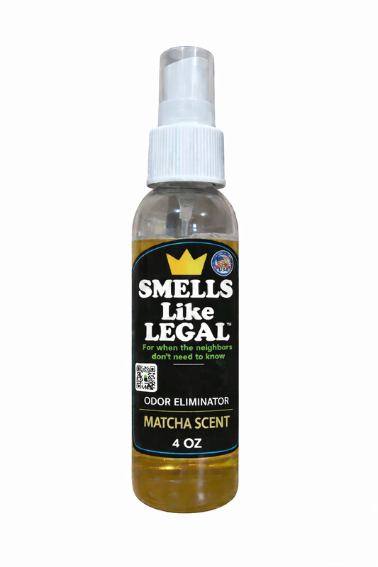 SMELLS LIKE LEGAL™ MATCHA SCENT 4oz Spray bottle - COMING SOON