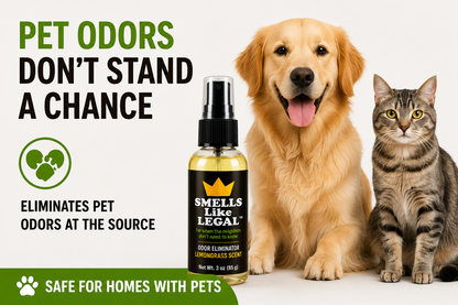 SMELLS LIKE LEGAL™ LEMONGRASS SCENT 3oz Spray bottle - Travel Size