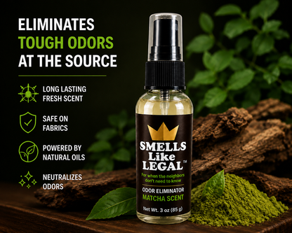 SMELLS LIKE LEGAL™ MATCHA SCENT 3oz Spray bottle - Travel Size