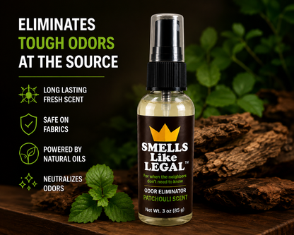 SMELLS LIKE LEGAL™ PATCHOULI SCENT 3oz Spray bottle - Travel Size