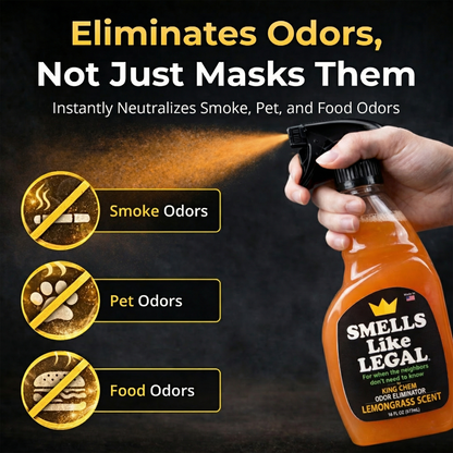 SMELLS LIKE LEGAL™  LEMONGRASS SCENT 16oz Spray Bottle