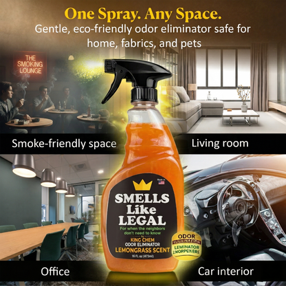 SMELLS LIKE LEGAL™  LEMONGRASS SCENT 16oz Spray Bottle