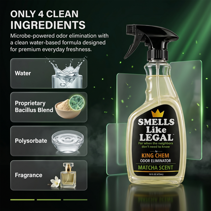 SMELLS LIKE LEGAL™ MATCHA SCENT 16oz Spray bottle