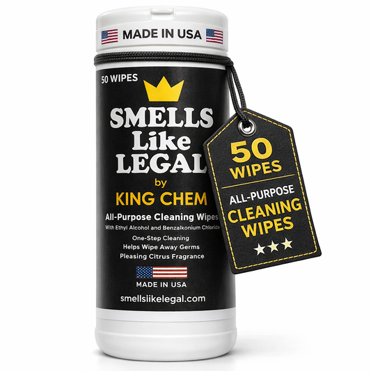 SMELLS LIKE LEGAL™ Clean wipes 50 per container Citrus scent