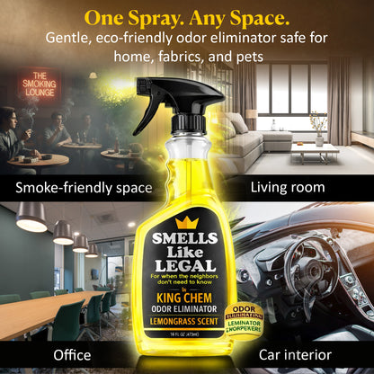SMELLS LIKE LEGAL™  LEMONGRASS SCENT 16oz Spray Bottle