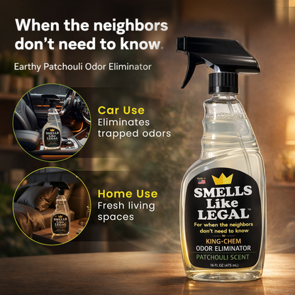 SMELLS LIKE LEGAL™  PATCHOULI SCENT 16oz Spray bottle