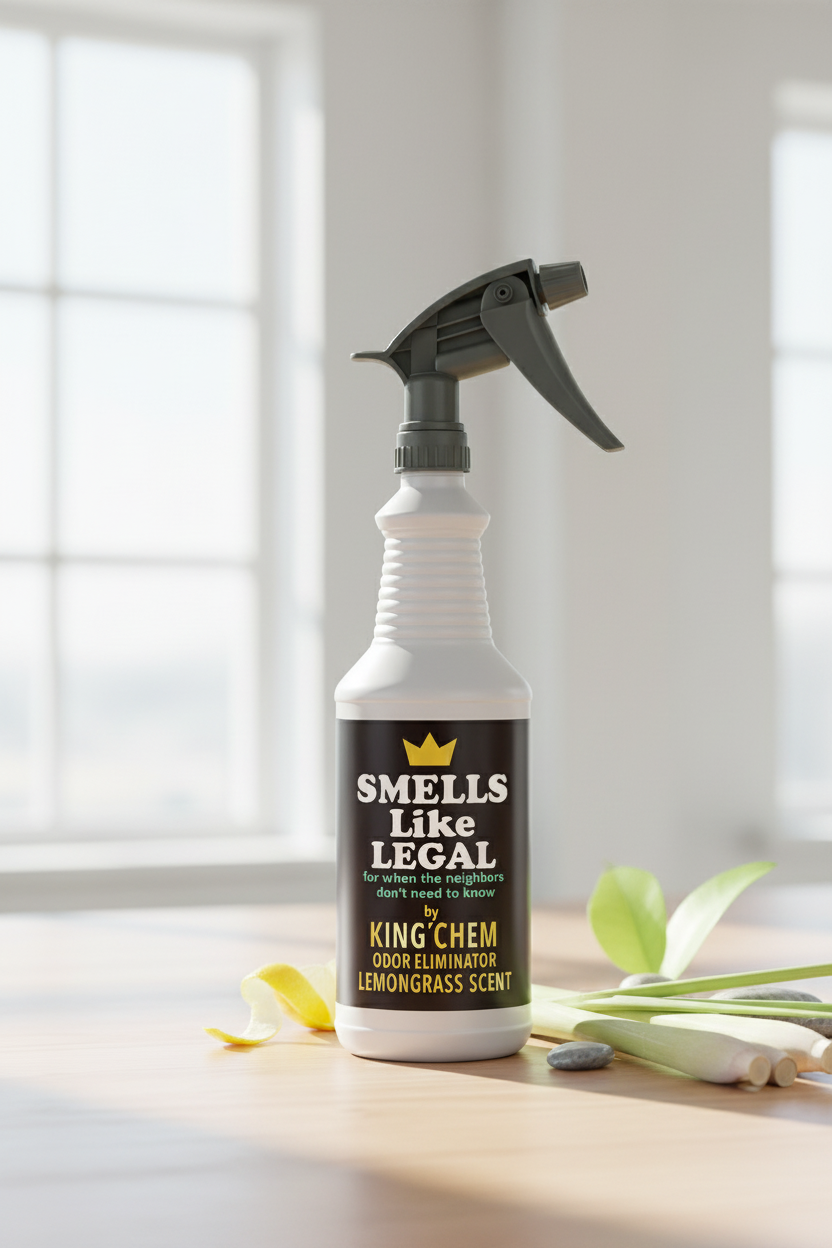 SMELLS LIKE LEGA LEMONGRASS Scent 32oz Spray Bottle in a stunning setting