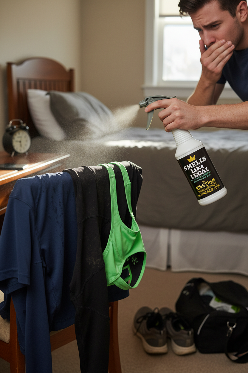 SMELLS LIKE LEGAL LEMONGRASS Scent 32oz Spray Bottle freshening up workout clothes