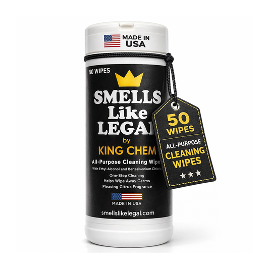 SMELLS LIKE LEGAL™ Clean wipes 50 per container Citrus scent